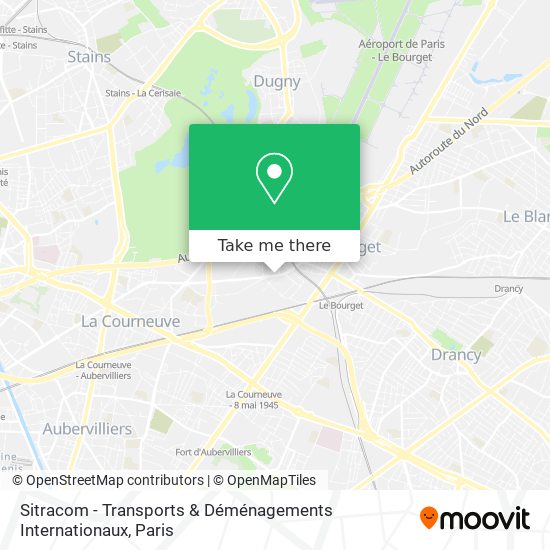 Sitracom - Transports & Déménagements Internationaux map