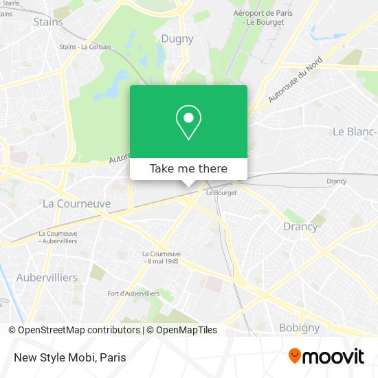 New Style Mobi map