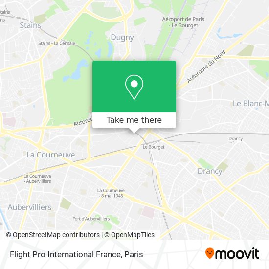 Flight Pro International France map