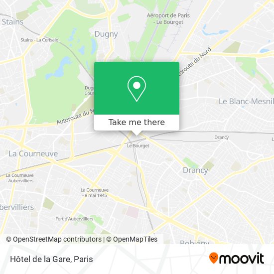 Hôtel de la Gare map