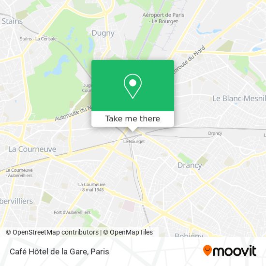 Café Hôtel de la Gare map