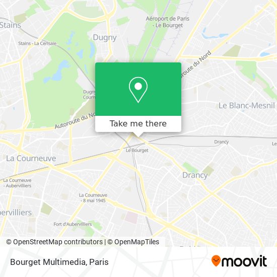 Mapa Bourget Multimedia