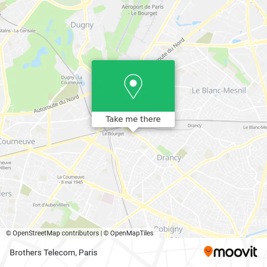 Brothers Telecom map