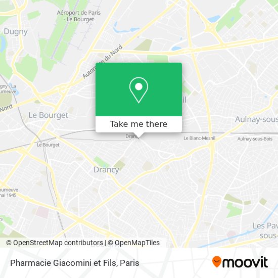 Mapa Pharmacie Giacomini et Fils