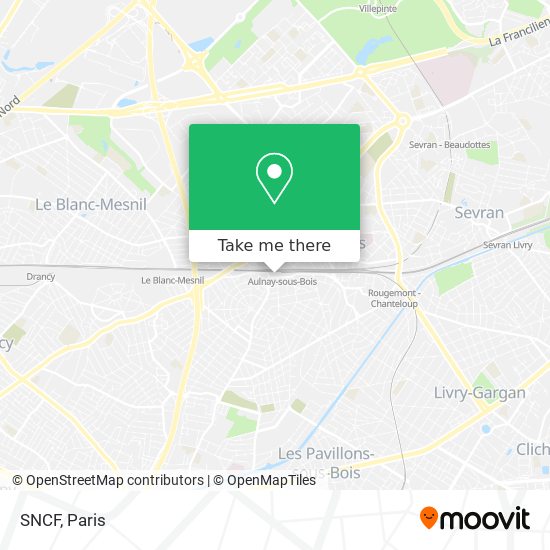 Mapa SNCF