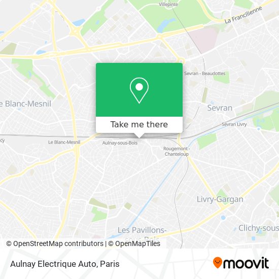 Aulnay Electrique Auto map