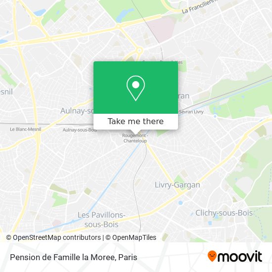 Pension de Famille la Moree map