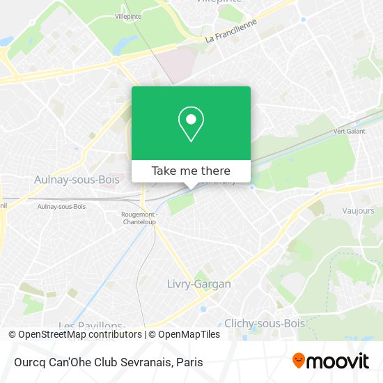 Ourcq Can'Ohe Club Sevranais map