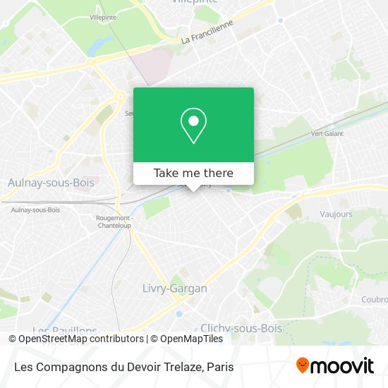 Les Compagnons du Devoir Trelaze map