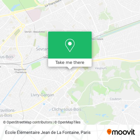 Mapa École Élémentaire Jean de La Fontaine