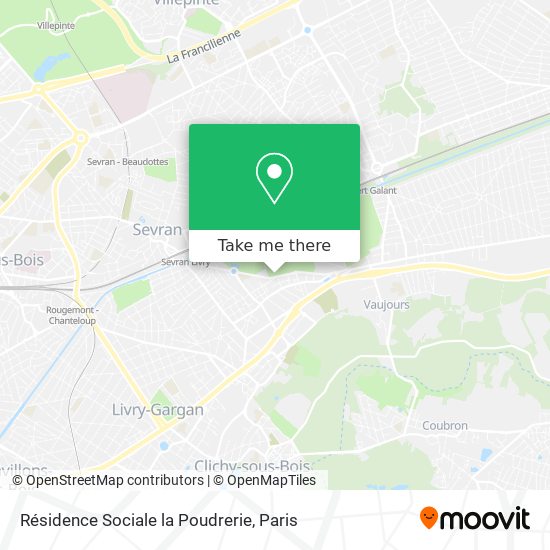 Résidence Sociale la Poudrerie map