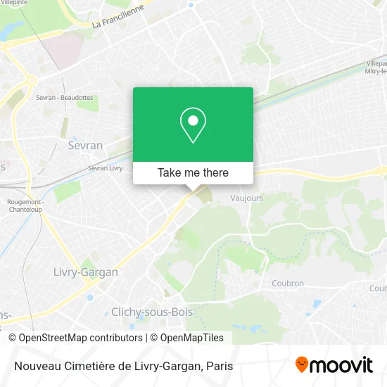 Nouveau Cimetière de Livry-Gargan map