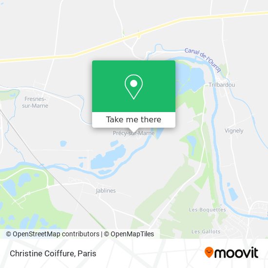 Christine Coiffure map