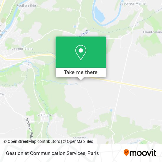 Gestion et Communication Services map