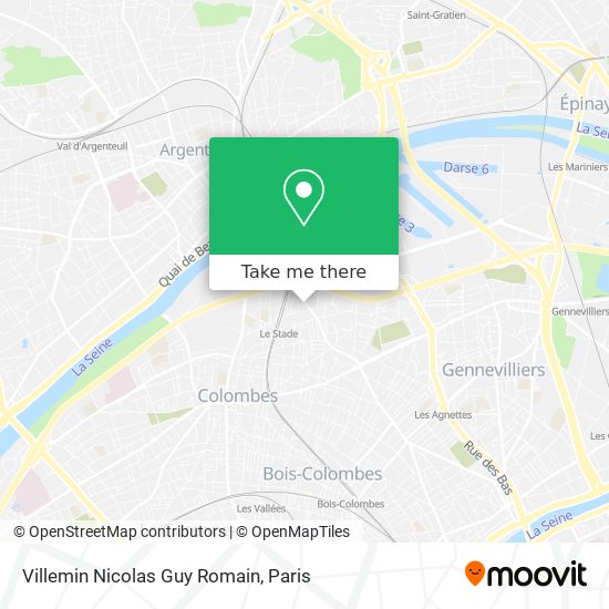 Villemin Nicolas Guy Romain map