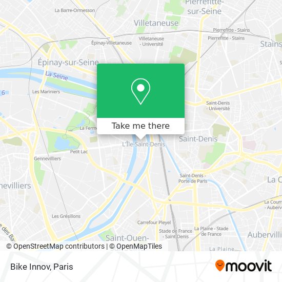 Bike Innov map