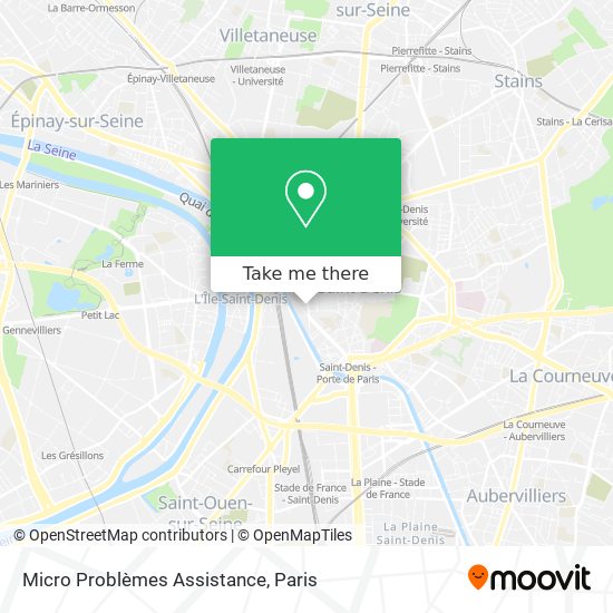 Micro Problèmes Assistance map