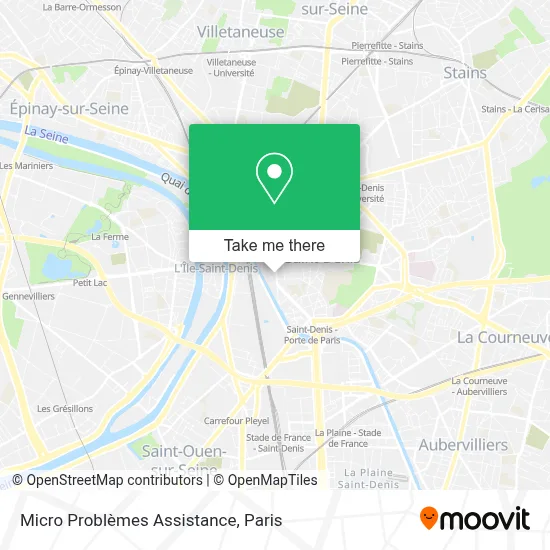 Micro Problèmes Assistance map
