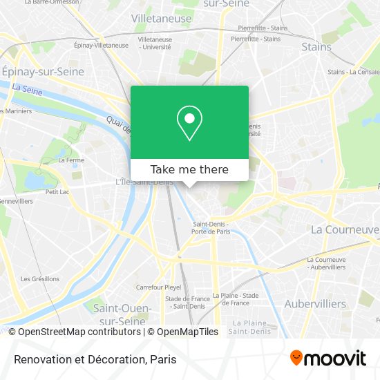 Renovation et Décoration map