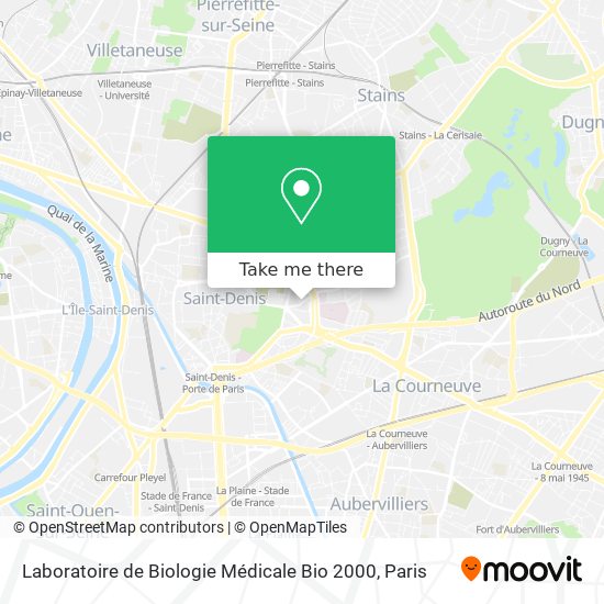 Laboratoire de Biologie Médicale Bio 2000 map