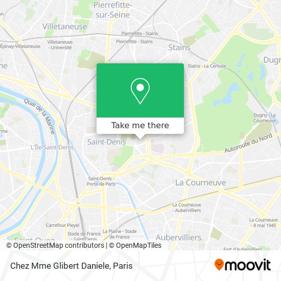 Chez Mme Glibert Daniele map