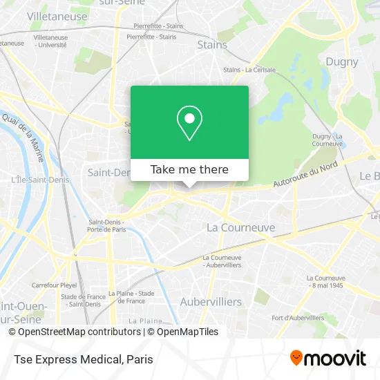 Tse Express Medical map