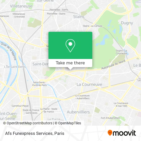 Afs Funexpress Services map