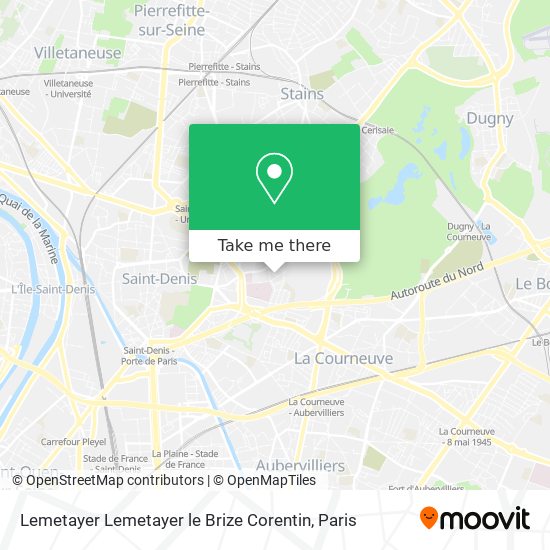 Lemetayer Lemetayer le Brize Corentin map