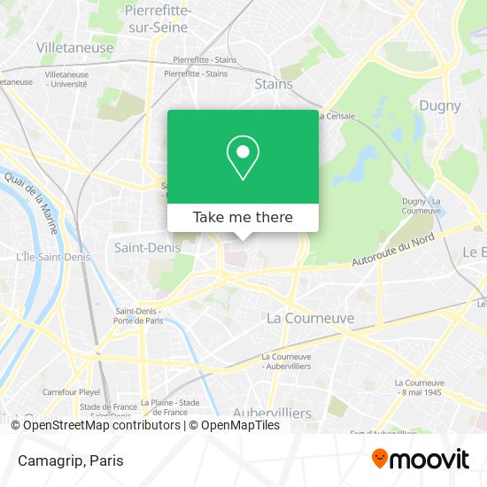 Camagrip map