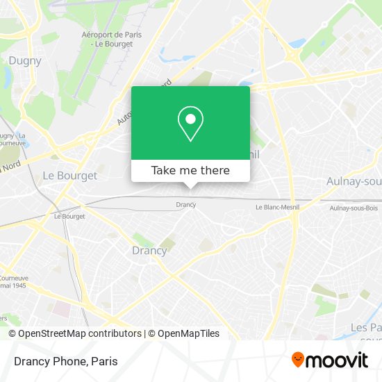 Mapa Drancy Phone