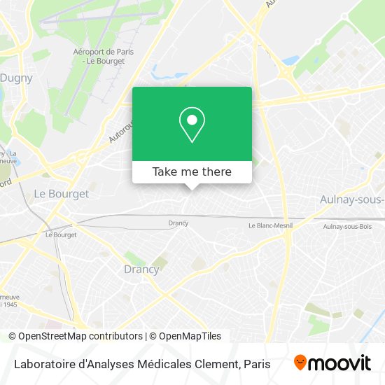 Laboratoire d'Analyses Médicales Clement map