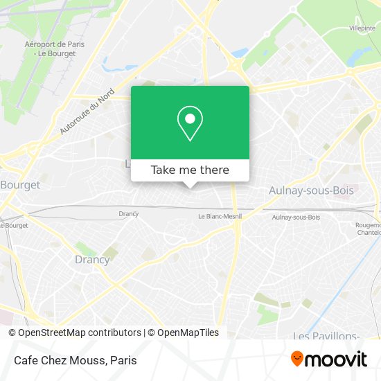 Cafe Chez Mouss map