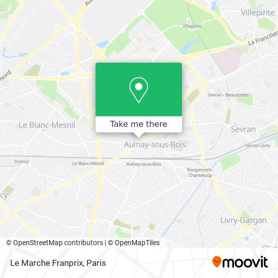 Mapa Le Marche Franprix