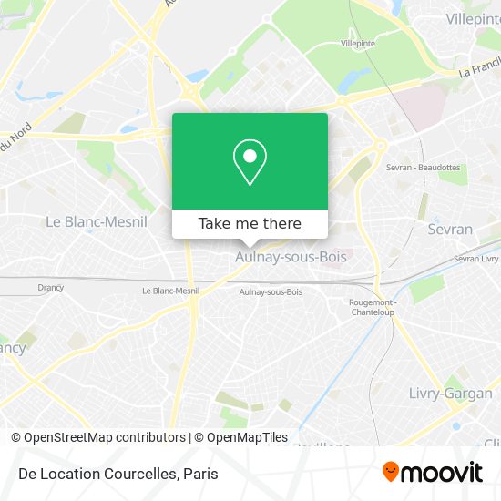 De Location Courcelles map