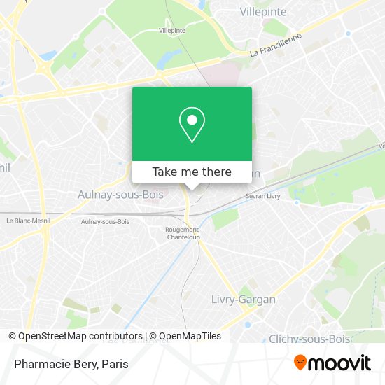 Pharmacie Bery map