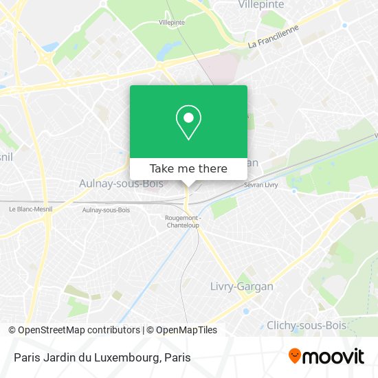 Mapa Paris Jardin du Luxembourg