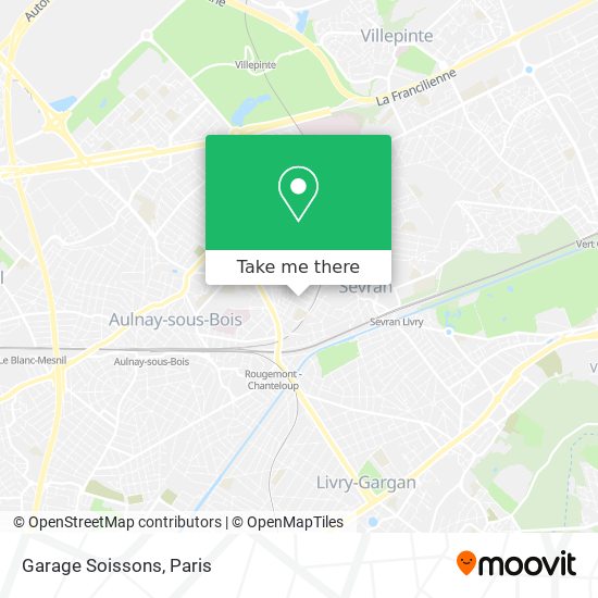 Mapa Garage Soissons