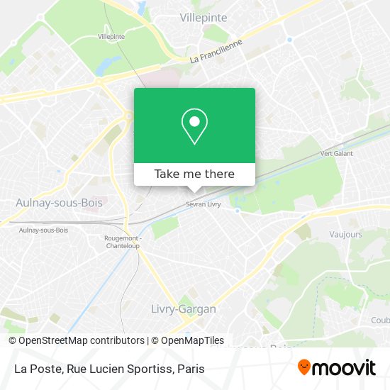 La Poste, Rue Lucien Sportiss map