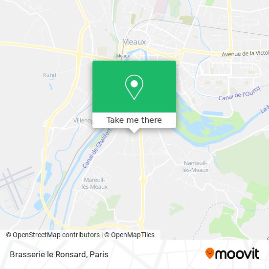 Brasserie le Ronsard map