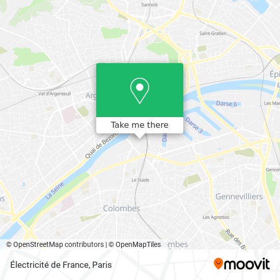 Électricité de France map