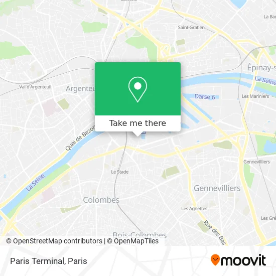 Paris Terminal map