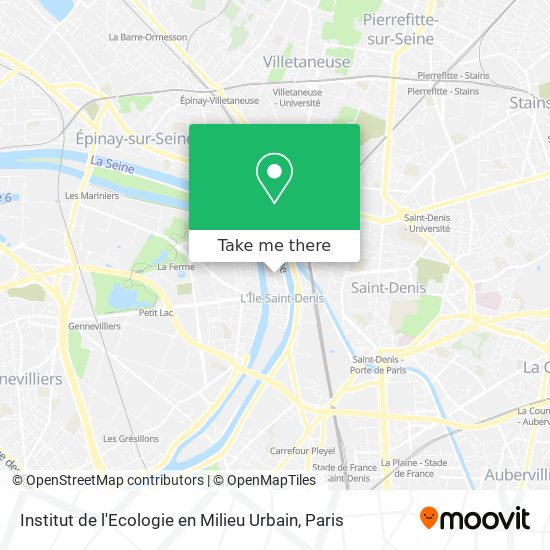 Institut de l'Ecologie en Milieu Urbain map