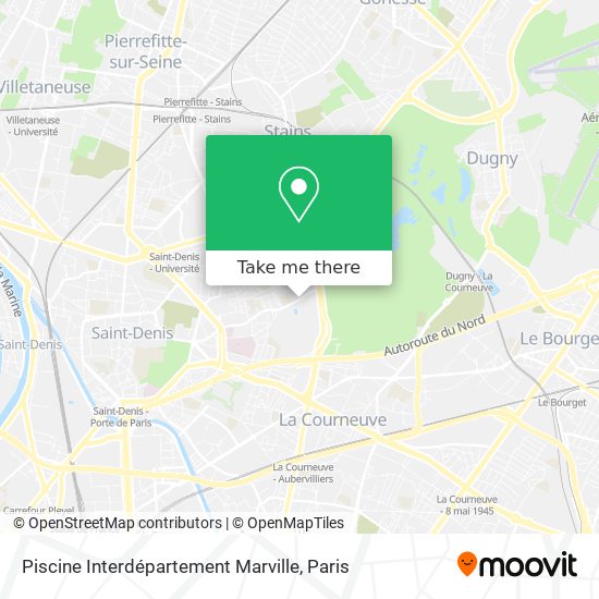 Piscine Interdépartement Marville map