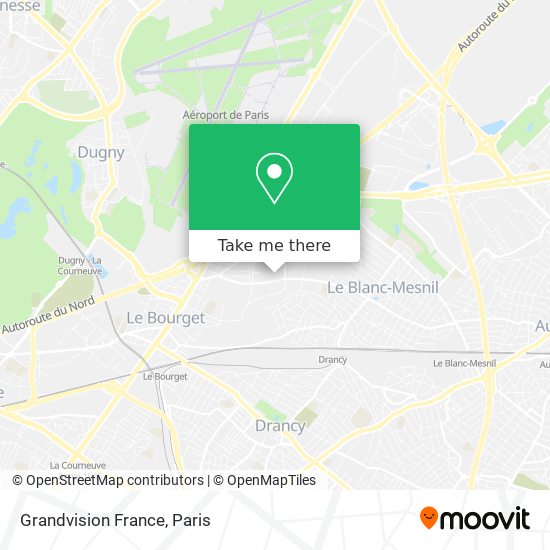 Grandvision France map