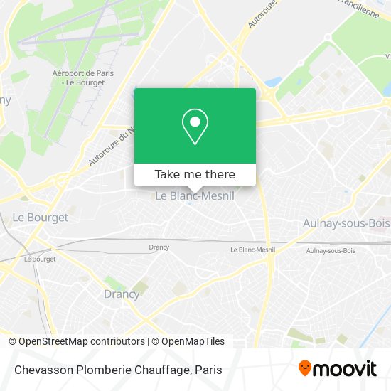 Chevasson Plomberie Chauffage map