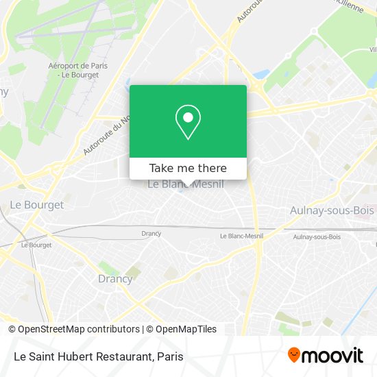 Le Saint Hubert Restaurant map