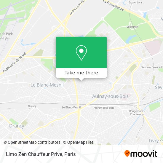 Limo Zen Chauffeur Prive map