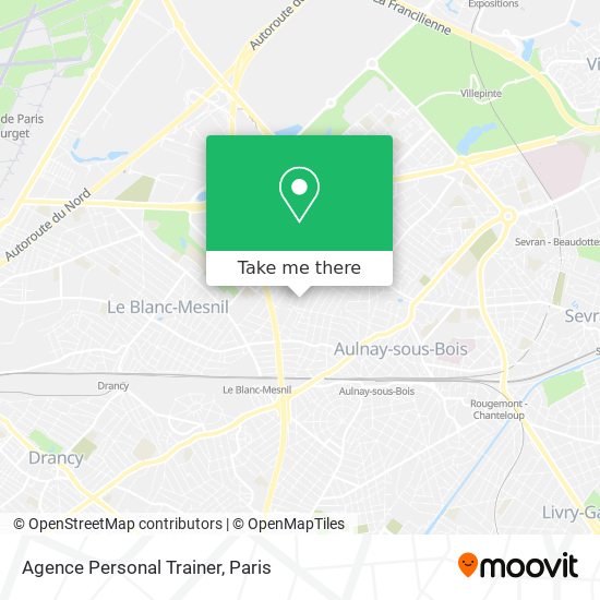 Mapa Agence Personal Trainer