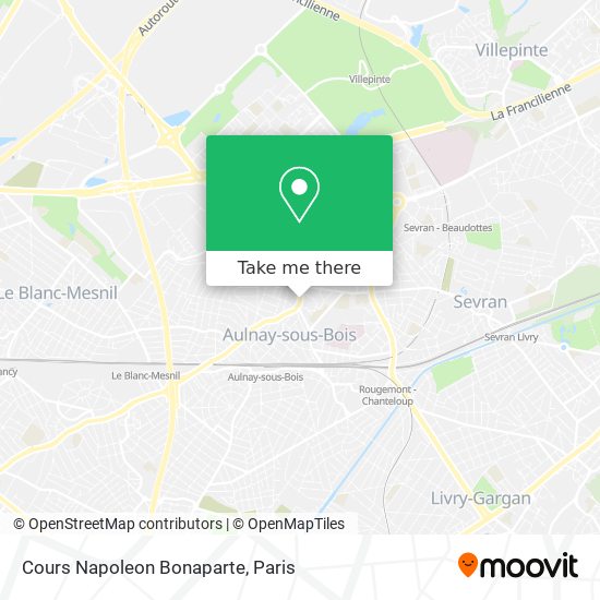 Mapa Cours Napoleon Bonaparte
