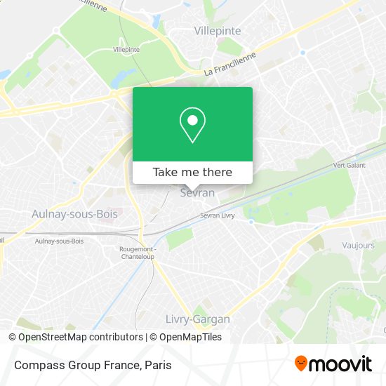 Compass Group France map